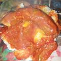 El cooksnap de Lolucha cuando hizo Chorizo a la pomarola con vino.