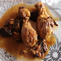 El cooksnap de Susana cuando hizo Muslos de pollo a la cazuela con ciruelas, orejones y piñones 🍗.