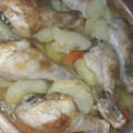 El cooksnap de lorena cuando hizo Muslos de pollo al horno con patatas.