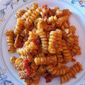 El cooksnap de Priscila cuando hizo Pasta de atún con pimientos 😋.