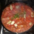El cooksnap de Ricardo Schneider cuando hizo Chorizos a la pomarola.