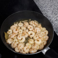 El cooksnap de Isidro Fernández cuando hizo Gambas al ajillo picantes.