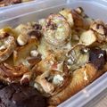 Cooksnap dari ekitchen untuk resep Bread pudding pisang cokelat ala ci Tintin dengan saus vanilla