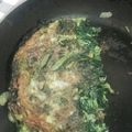 El cooksnap de Rosina Audisio cuando hizo Tortilla espinaca y cebolla.
