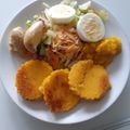 El cooksnap de John Newton cuando hizo Harsha salada con aceitunas.
