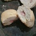 El cooksnap de villavicencio11 cuando hizo Pan relleno de jamón y queso.