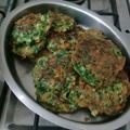 El cooksnap de Antonia Arancibia cuando hizo Torrejitas de espinaca y zanahoria.