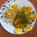 El cooksnap de Guillermo cuando hizo Pollo a la naranja.