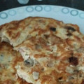 El cooksnap de Carolina Castillo Baquedano cuando hizo Tortilla de ajos tiernos, champiñones y atún.