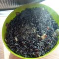 El cooksnap de Ana Silvestre Díaz cuando hizo Arroz negro con sepia y verduras.