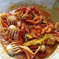Cooksnap dari De Sanny untuk resep Kepiting rajungan asam manis pedas
