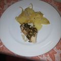 El cooksnap de Aniceto Pérez cuando hizo Merluza gratinada con pesto.