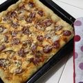 Cooksnap dari dewie novie untuk resep sausage and smoked beef stuffed crust pizza