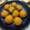 Suchitra S(Radhika S)'s cooksnap of when they made Dry fruits Besan ladoo.