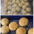 El cooksnap de Daniela Novoa cuando hizo Chipa 🇵🇾 adaptado a quesos de Argentina 🇦🇷.