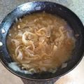 El cooksnap de Gantz Aririmu cuando hizo Sopa de cebolla.