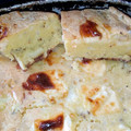 El cooksnap de fany Portillo cuando hizo Sopa paraguaya.