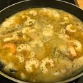 El cooksnap de gurblolo cuando hizo Bacalao en salsa verde de langostinos.