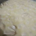 El cooksnap de Celimar Guilarte cuando hizo Pechuga en salsa de mostaza.