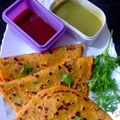 Shashi Chaurasiya का कुकस्नैप जब उन्होंने बेसन का चीला (besan ka cheela recipe in Hindi) बनाया था।