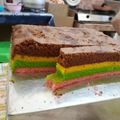 Cooksnap dari Ifana Cindrawati untuk resep Rainbow cake versi tumpuk