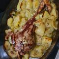 El cooksnap de Jorge del Olmo cuando hizo Pierna lechal de cordero al horno.