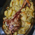 El cooksnap de Jorge del Olmo cuando hizo Pierna lechal de cordero al horno.