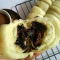 Cooksnap dari Ma2 Khansa A.N untuk resep Roti keju isi pisang cokelat - no ulen