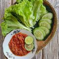 Cooksnap Lily Suryani Mohd Ali semasa beliau membuat Sambal Belacan Tumis.