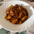 El cooksnap de Eduardo Agudo Alba cuando hizo Guiso de chipirones con gambas al azafrán.