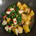 Cooksnap dari Sayusra untuk resep Tumis buncis tahu sosis simple