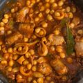 El cooksnap de ByTommy cuando hizo Butifarras con calamar y garbanzos.
