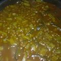 El cooksnap de Cinahy cuando hizo Sopa de nopal y lentejas.