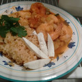 El cooksnap de Katherine Juan cuando hizo Camarones estilo Happy Burro.