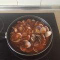 El cooksnap de Sonia López Tubilla cuando hizo Almejas a la marinera.