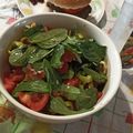 Cooksnap από Απόστολος Αθανασιάδης (LakySatan) στη συνταγή Σαλάτα ρόκα-ντομάτα-σπανάκι