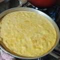 El cooksnap de Rosamar Núñez cuando hizo Fainá de queso (sin gluten).