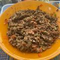 El cooksnap de mjmonseco cuando hizo Ensalada de lentejas con vinagreta de ajo y mostaza.
