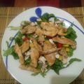 El cooksnap de Gabriel Gonzalez Bta cuando hizo Fajitas de pollo.