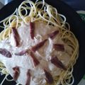 El cooksnap de DelicIANNcook cuando hizo Espaguetis con salsa de surimi.