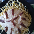 El cooksnap de DelicIANNcook cuando hizo Espaguetis con salsa de surimi.