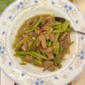 菜鳥廚神 的 山芹菜炒肉絲 cooksnap