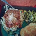 Kim Newman's cooksnap of when they made Simply Spaghetti!.