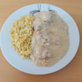 El cooksnap de Shey Shey cuando hizo Shakrieh con laban y bulgur.