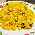 Sudipta Rakshit's cooksnap of when they made মিষ্টি বাসন্তী পোলাও(mishti basonti pulao recipe in Bengali).