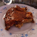 El cooksnap de Catta cuando hizo Pastel de calabacín con jamón serrano y queso.