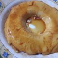 El cooksnap de Karina cuando hizo Flan de Maicena sin huevos.