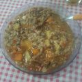 El cooksnap de Meel Altamirano cuando hizo Guiso de lentejas con arroz 🙉.