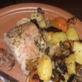 El cooksnap de Eugenia Islas cuando hizo Solomillo de cerdo al horno con verduras.