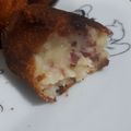 El cooksnap de Naiara Moreira cuando hizo Croquetas de jamón en panificadora.